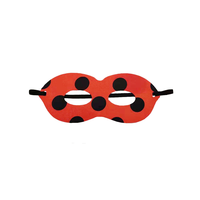 Kit de cosplay sur le thème de la coccinelle, perruque bleue à double queue de cheval, masque, gants, bas, collier, accessoires de fête à thème anime