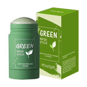 <span class=keywords><strong>Masque</strong></span> d'<span class=keywords><strong>Argile</strong></span> au Thé Vert Transfrontalier en Gros, Version Anglaise Complète, à Appliquer sur le Visage - Product Image 5