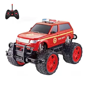 Powerful 4X4 Rock Crawler RC Truck High-Speed Off-Road Jeep Large Fire Truck and Trolley Truck for Adults and Boys