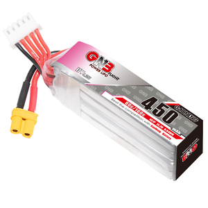 Batería LiPo GNB GaoNeng 4S 15.2V HV <span class=keywords><strong>450mah</strong></span> 80C XT30 Tipo Largo para Dron de Carreras FPV sin Escobillas Torrent 110 <span class=keywords><strong>BetaFPV</strong></span> Beta 85X Whoop - Product Image 1