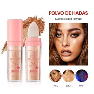 Longlasting 3 màu lỏng ánh sáng lung linh cơ thể long lanh Pat bột Highlighter sắc tố tự nhiên khuôn mặt cổ tích nổi bật vỗ bột