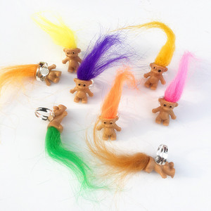 All'ingrosso adorabili bambole Vintage Mini Troll piccole figure di azione carine feste scolastiche di uova di Pasqua che riempiono le forniture per le vacanze - Product Image 3