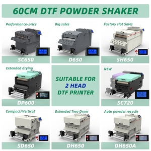2024 nuovo arrivo Shaker Dtf da 60cm e essiccatore automatico Touch Screen essiccazione Curing polvere Shaker Dtf <span class=keywords><strong>60</strong></span> con nastro trasportatore - Product Image 4