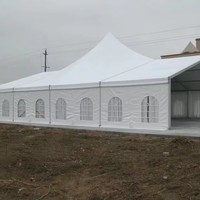 Tente de réception modulaire de luxe en PVC transparent, imperméable, pour mariages, fêtes, festivals et expositions