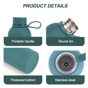 Nouvelle Gourde Sportive Isotherme en Acier Inoxydable à Double Paroi de 500 ml, Écologique, avec Logo Personnalisé - Product Image 5
