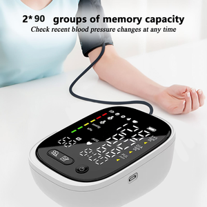 LED 스크린 충전식 Bp 기계 고정밀 의료 스마트 자동 전자 디지털 상완 혈압 모니터 - Product Image 5