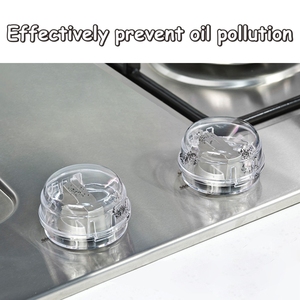 PRODIGY VB001 Cache-ventouses de sécurité transparents pour cuisinière à gaz, en PC, protection enfant, pour cuisine, logo personnalisé - Product Image 4