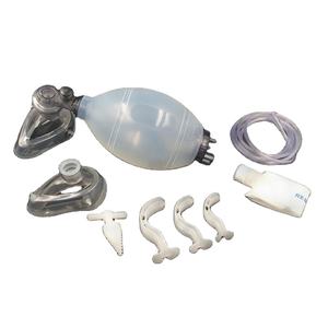 Mascherina per ossigeno per adulti Aerosol Silicone alito Kit di pronto soccorso contenuti Ambu Bag rianimatore riutilizzabile autoclavabile manuale - Product Image 1