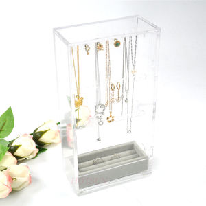 Modern Eco-Friendly 3mm Thick Custom Acrylic Display Stand Square Cube Wedding Exhibition Jewelry Gift Display Polished - Product Image 2