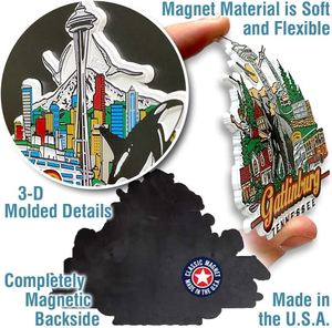 Imán de la Ciudad de San Diego de Classic Magnets, Recuerdos Coleccionables Hechos en los EE. UU. - Product Image 2