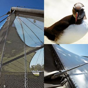 Filet de volière noué en acier inoxydable 304 316 Filet de volaille Zoo Animal Wire Rope Mesh - Product Image 6