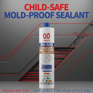 MS-50B กาวซีลแลนท์ปลอดกลิ่น เป็นมิตรต่อสิ่งแวดล้อม VOC ต่ำมาก ปราศจากฟอร์มาลดีไฮด์ ปลอดภัยสำหรับเด็ก เหมาะสำหรับห้องเด็กและโรงเรียนอนุบาล - Product Image 4