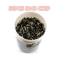 50 pcs/lot Aftermarket ID48 transpondeur puce voiture clé vierge ID48 Auto transpondeur puce verre ID 48 déverrouiller puce