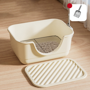 Bathtub-Style Stainless Steel Dog Toilet - Anti-Stomp Pee Pad Tray with Litter Drop-Shipping - Product Image 4