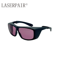 Lunettes de sécurité laser à diode EN207 35% VLT 755nm & 808nm Protection des yeux pour l'épilation au laser