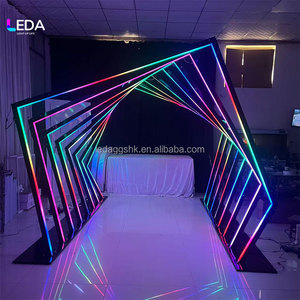 Arche de mariage LEDA moderne avec éclairage RGB, tunnel de scène, décor de fond de scène, écran LED, tunnel en alliage d'aluminium - Product Image 3