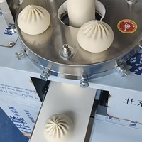 Machine commerciale automatique à baozi, type à moteur pour l'étalage de la pâte, machine multifonctionnelle pour la fabrication de pains vapeur pour cantines et restaurants haut de gamme
