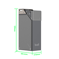 Budi Power Banks Portables Station d'Énergie Solaire Anker 65w 30000mah Batterie Li-polymère de Haute Qualité Affichage LED Power Bank USB C