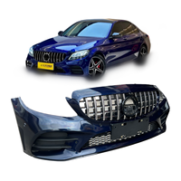 Pour mercedes-benz classe C W205 nouvel assemblage de pare-chocs avant AMG avec module de capteur de sport C260 C300 et caméra 360 Style moderne