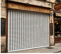 Portes intérieures perforées, porte de garage automatique à enroulement