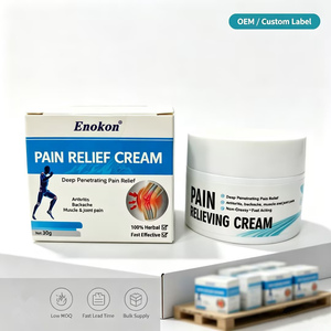 Crème analgésique Enokon pour les douleurs musculaires 30g, efficace pour soulager les douleurs au dos, aux genoux et au cou, <span class=keywords><strong>pommade</strong></span> professionnelle OEM/ODM - Product Image 2