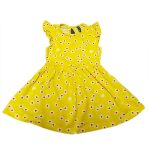 2023 vente spéciale 100% coton bébé filles robes robes avec conception d'impression attrayante et Logo imprimé couleur personnalisée haute qualité enfants - Product Image 4