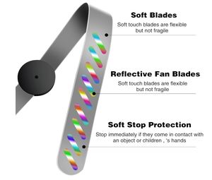 <span class=keywords><strong>Ventilador</strong></span> repelente de moscas de mesa para exteriores de alta calidad con cuchillas holográficas y función de iluminación - Product Image 5