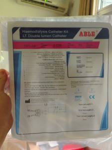 ABLE ขายร้อนสายสวนฟอกไตทางหลอดเลือดดําระยะยาวลูเมนคู่ฟอกไตถาวร - Product Image 4