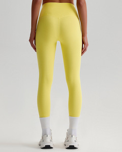 Leggings de <span class=keywords><strong>yoga</strong></span> taille haute pour femme, sans couture avant, effet push-up, pour le sport et le fitness, avec contrôle du ventre - Product Image 4