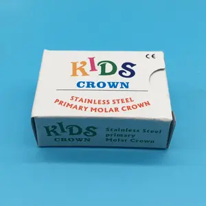 UM歯科矯正用ステンレス鋼小児用歯冠乳歯臼歯冠5個/箱 - Product Image 2