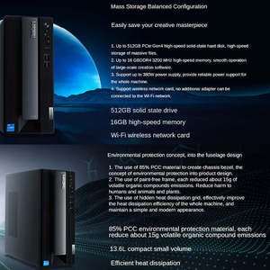 Nuevo Lenovo ThinkCentre Neo P600 Inter Core <span class=keywords><strong>I5</strong></span>-12400F 16GB DDR4 512GB SSD GeForce GTX <span class=keywords><strong>1660</strong></span> <span class=keywords><strong>SUPER</strong></span> Business PC Computadora de escritorio - Product Image 5