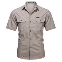 T-shirts pour hommes en coton décontractés à manches courtes, design pour les sports de plein air - Taille XL, randonnée, escalade, chasse, t-shirts pour hommes