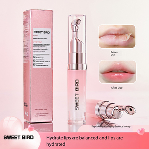 Baume à lèvres brillant effet gloss, marque distributeur, best-seller, anti-transfert, réduit les ridules, longue tenue, végétalien, biologique, saveur <span class=keywords><strong>miel</strong></span> - Product Image 1