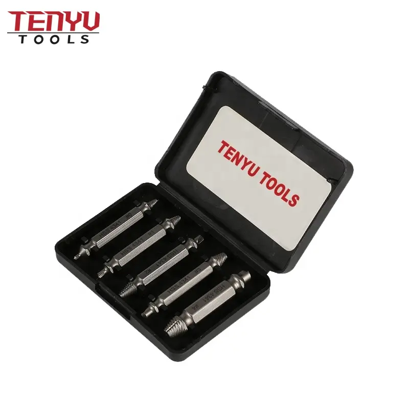 5pcs Broken Screw Remover Tool Damaged Screw Remover Damaged screw extractor Set