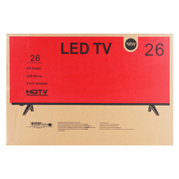 LEDTV 26-rote Farbe BOX Neuer LCD-Fernseher 26-Zoll-Plasma-Fernseher Flach fernseher
