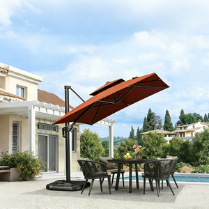 Ombrelloni da Esterno Moderni Bali Impermeabili Anti-UV con Base - Product Image 5