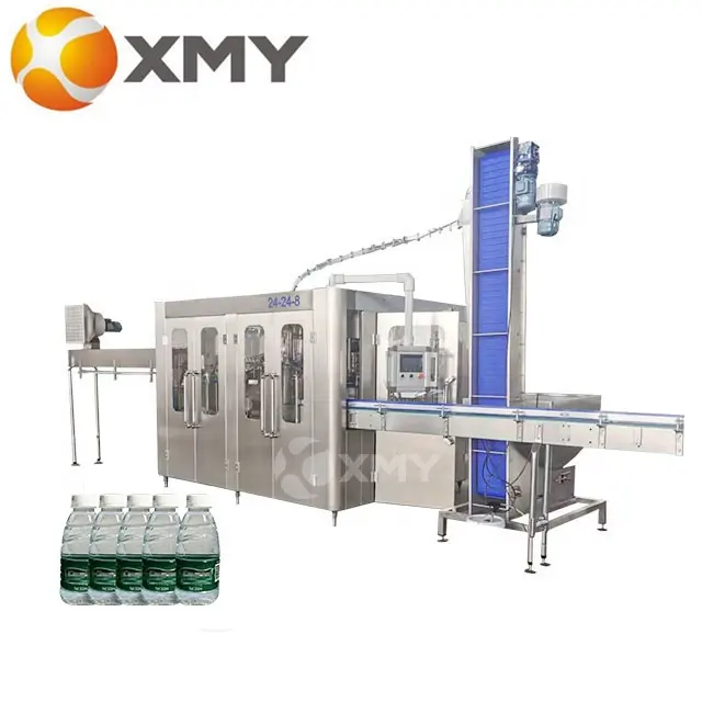 Automatic lines small scale bottle drinking pure water filling machine