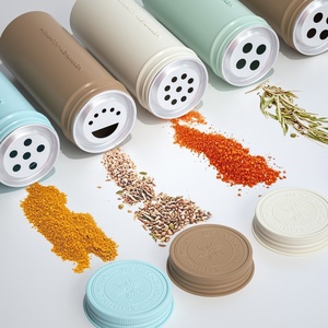Custom Tin Can Spice <b>Salt</b> Powder Seasoning Top <b>Shaker</b> Aluminum Round Seasoning Powder Dispenser - Product Image 4