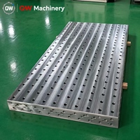 Table de soudage en acier flexible 3D nitruré de grande taille, plateforme de gabarit de soudage à charge lourde pour atelier de soudage en usine