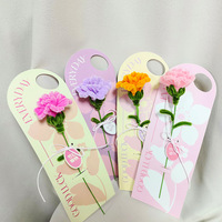 Panier de transport pour bouquets de fleurs fraîches avec logo personnalisé, revêtement UV, vente en gros, offre spéciale