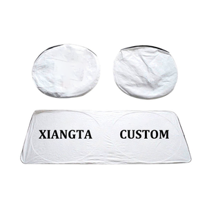 Xiangta Universal Tyvek parasole <span class=keywords><strong>parabrezza</strong></span> per finestrino anteriore panno pieghevole argento nero vari modelli di auto tra cui - Product Image 3