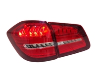 Lampu Belakang LED Terang dengan Lampu Rem dan Sein untuk Mercedes X166 GL 2013-2015 Upgrade ke GLS 2016-2019