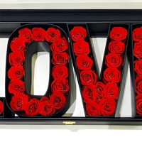 Frische Blumen Geschenkbox Handgefertigtes Blumenarrangement für Abschlussfeier Weihnachten Muttertag Valentinstag Event-Dekoration