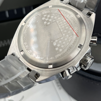 Reloj deportivo de lujo para hombre, de acero inoxidable, 43mm, 20mm, cristal de zafiro, resistente al agua, cronógrafo, cuarzo, Miyota Seiko