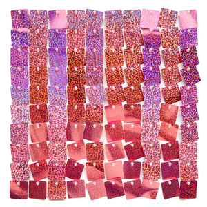 Pannello Murale Quadrato con Paillettes Lucide e Glitterate, Sfondo Argento e Oro Scintillante per Decorazioni di Laurea, Compleanno, Matrimonio - Product Image 5