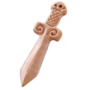 Peach Wood Sword Knife Ax DIY Accessories Wood Carving Hot Selling Toy