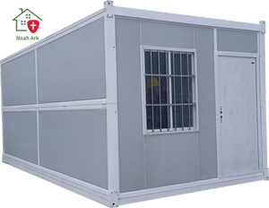 Maison de conteneur à assemblage facile de 20 pieds 40 pieds Maison de conteneur pliante pratique à cadre étendu - Product Image 1