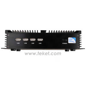 N60ECM PC Industrial Integrado Sin Ventilador de 3.5 Pulgadas IPC <span class=keywords><strong>Celeron</strong></span> 1007U <span class=keywords><strong>1037U</strong></span> I3 I5 I7 6*COM HDI LAN <span class=keywords><strong>DUAL</strong></span> - Product Image 4