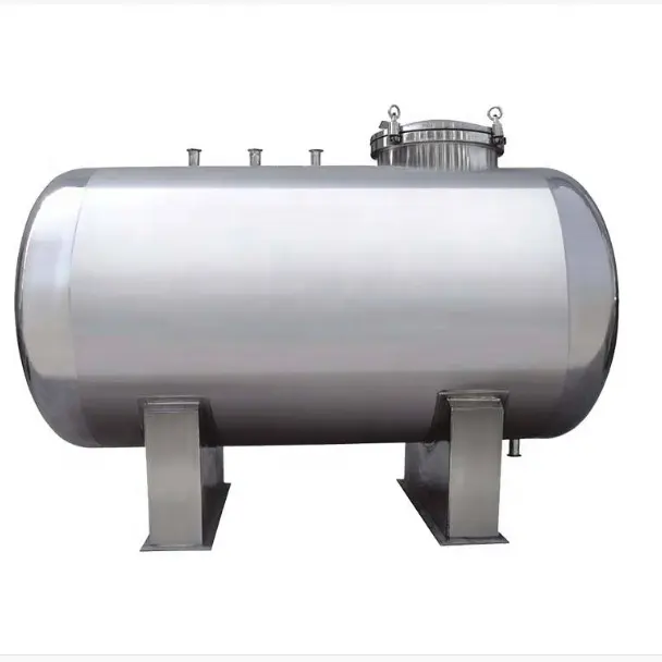 断熱ステンレス鋼化学貯蔵装置貯蔵輸送水牛乳水平貯蔵ミックスタンク