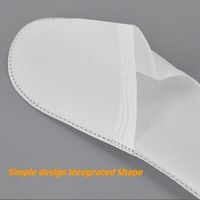 Chaussons d'hôtel jetables non tissés personnalisés OEM pour spas et chambres d'hôtes, taille et logo personnalisables, épaisseur de semelle 3mm-6mm, échantillons gratuits